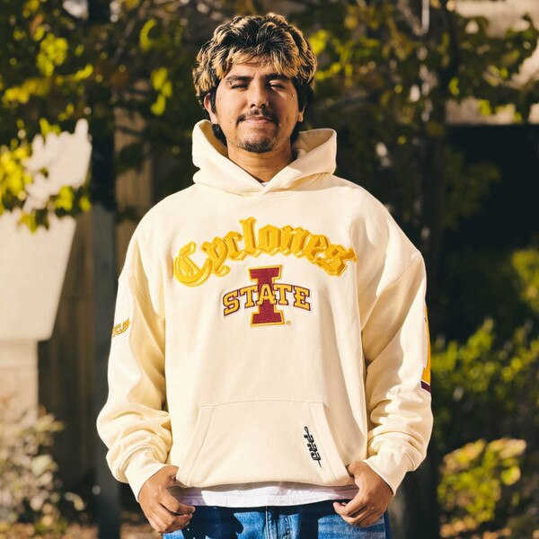 Pro Standard Cyclones Cream Hooded Sweatshirt front